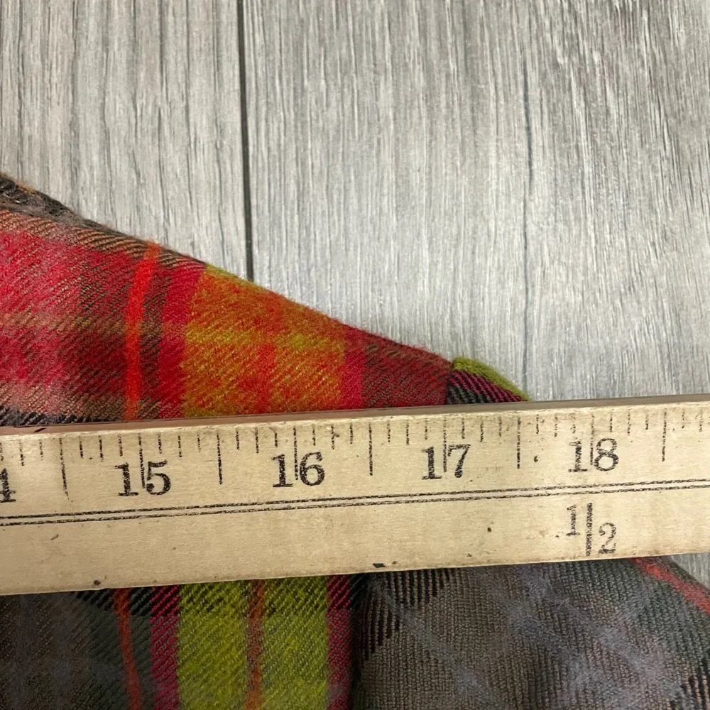 PAUL SMITH Multi Color Plaid Cotton‎ Wool Notch Lapel Sport Coat Size Small